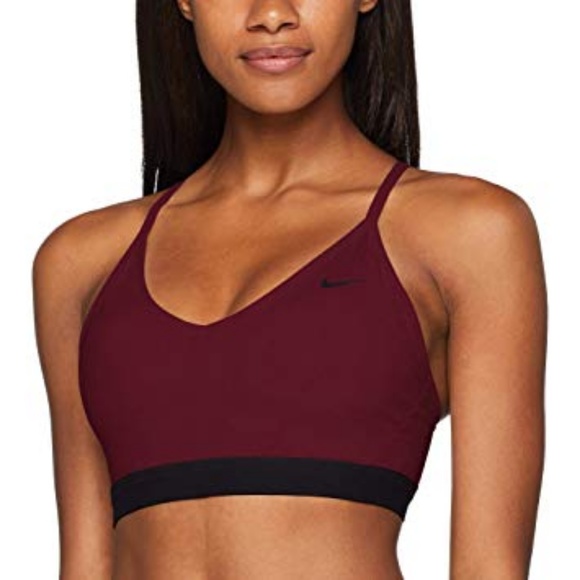 nike indy sports bra purple